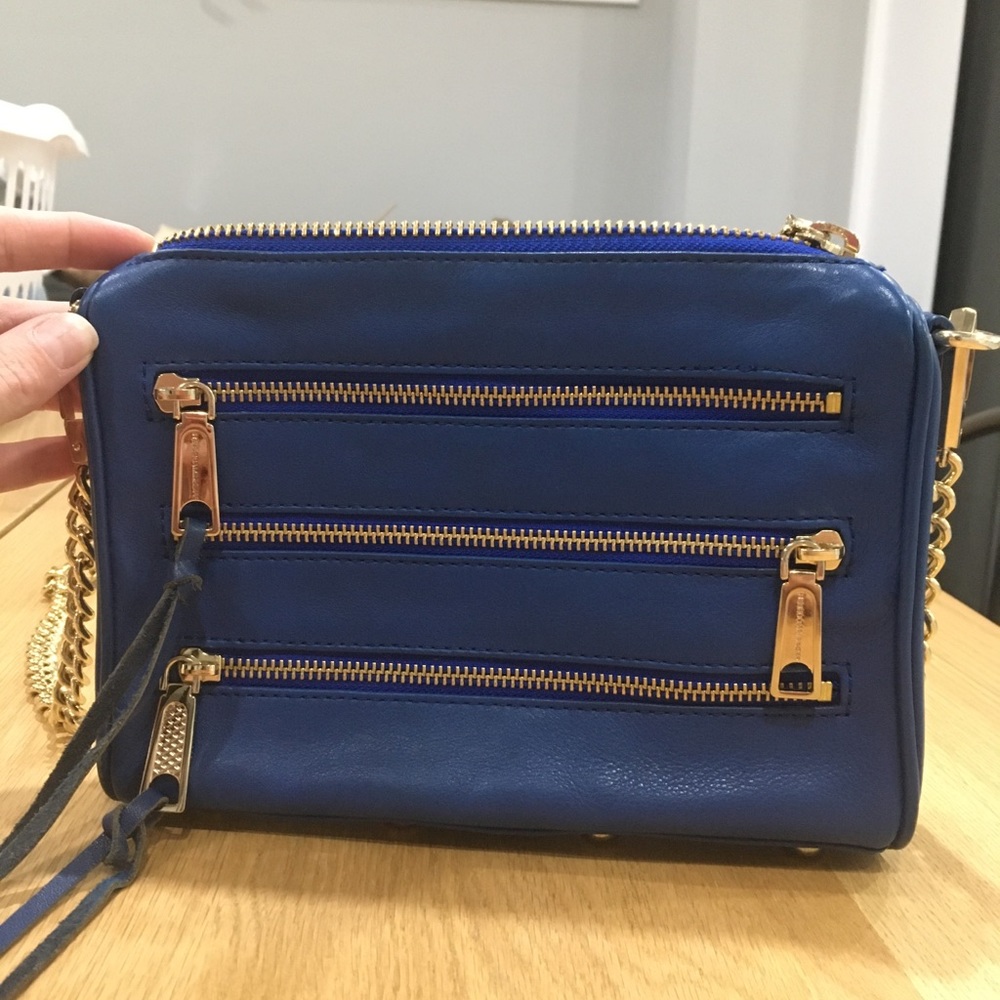 Rebecca Minkoff 5-zip crossbody bag